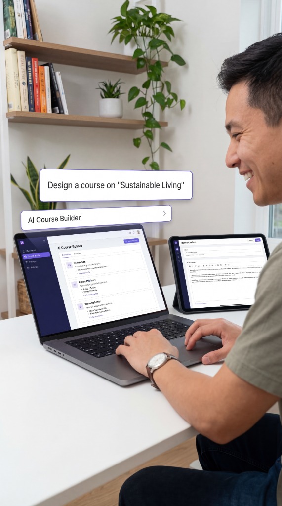 Build courses with AI